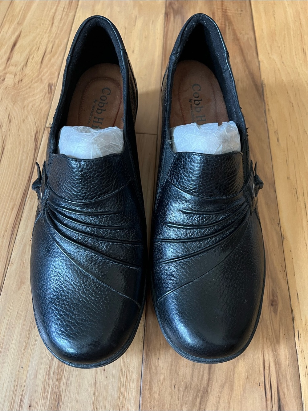 Cobb Hill by New Balance Women's Black Leather Clogs